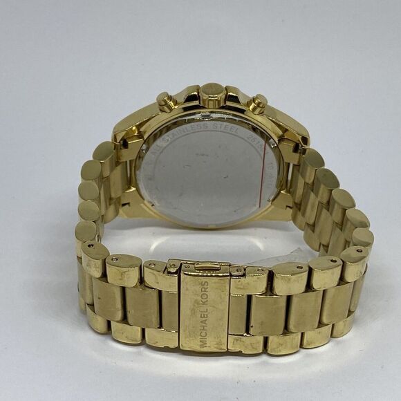 Michael Kors Bradshaw MK5605 Womens Stainless Steel Analog Dial Wrist Watch RQ35 - Picture 10 of 12